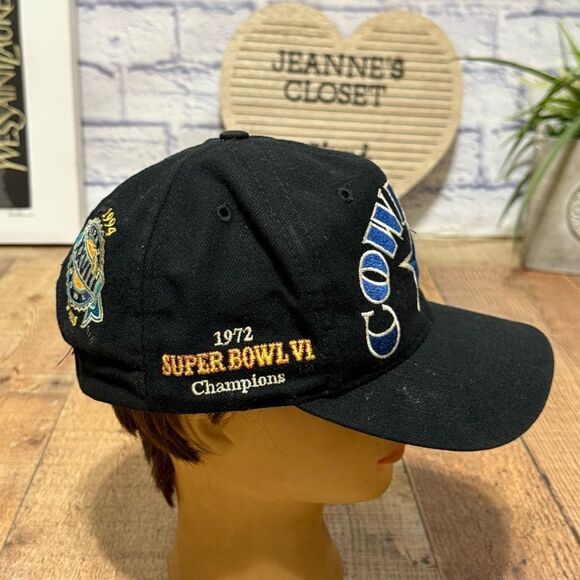 Dallas Cowboys ANNCO Vintage NFL Super Bowl Champions Patches Snapback Cap Hat - Picture 3 of 15